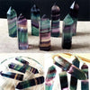 Natural Fluorite Quartz Crystal Wand