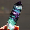 Natural Fluorite Quartz Crystal Wand