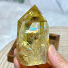 Raw Citrine Crystal Quartz Tower