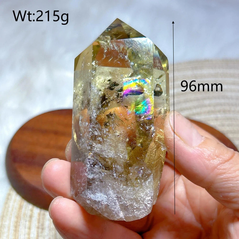 Raw Citrine Crystal Quartz Tower