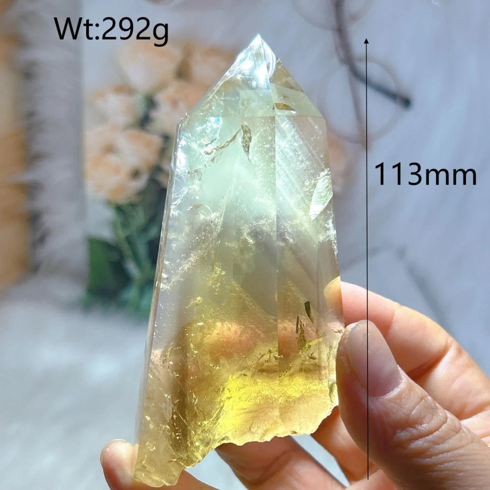Raw Citrine Crystal Quartz Tower
