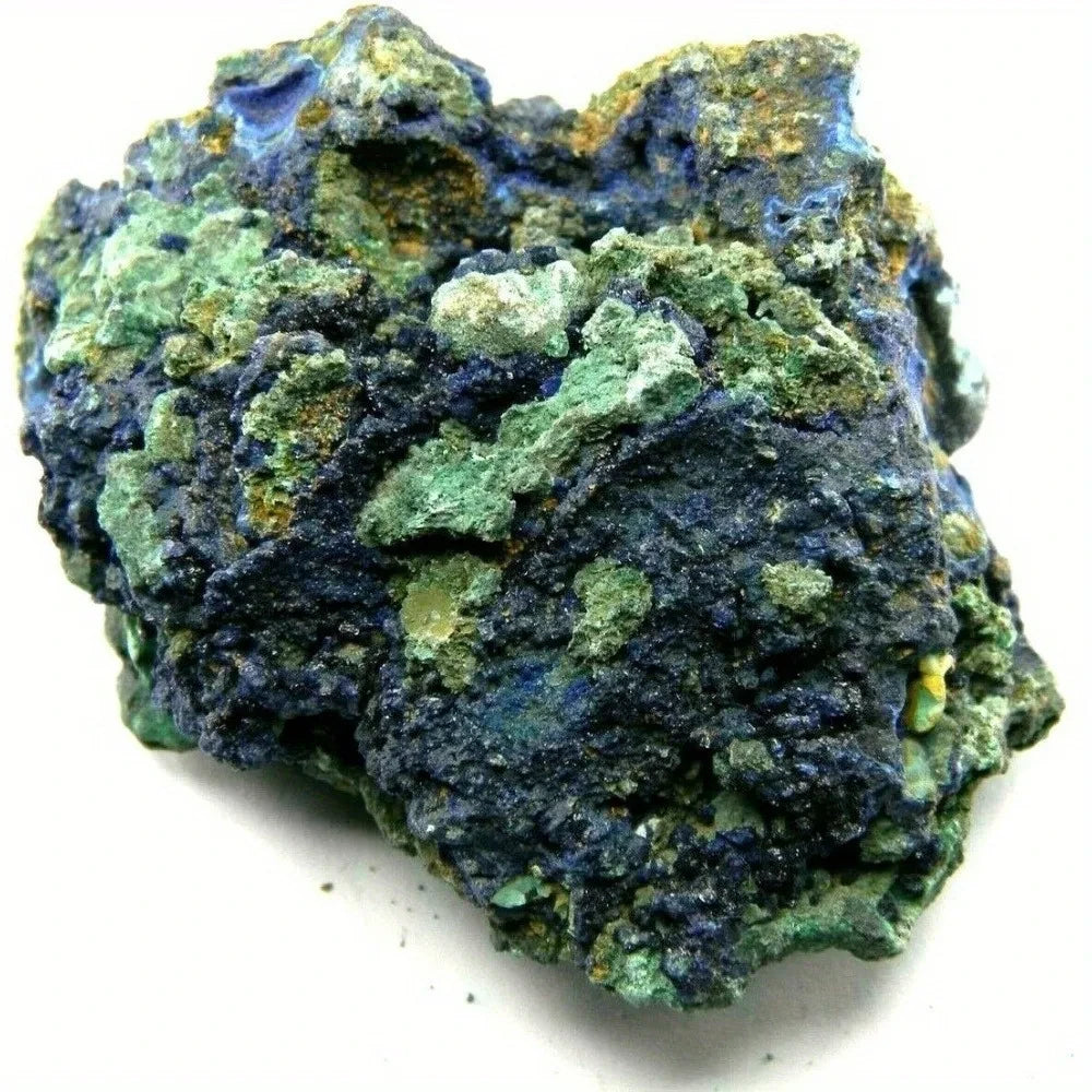 Natural Geode Crystal Azurite Malachite Mineral Specimen Stone