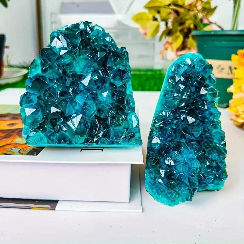 Bohemian Blue Crystal Cluster