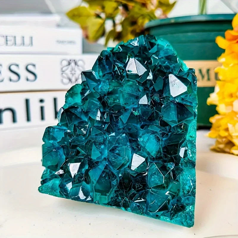 Bohemian Blue Crystal Cluster