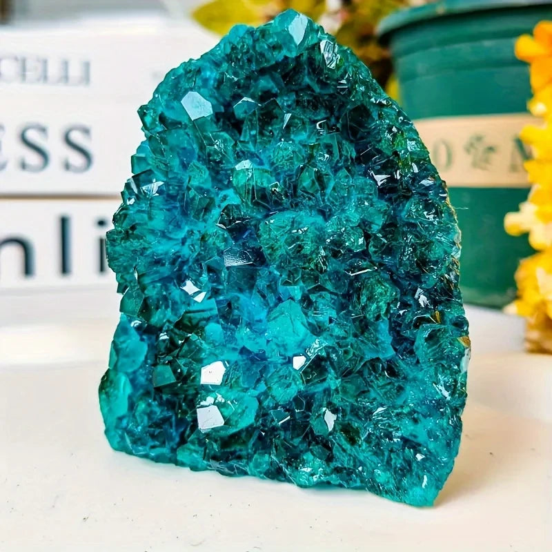 Bohemian Blue Crystal Cluster