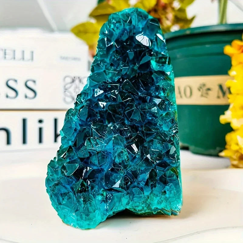 Bohemian Blue Crystal Cluster
