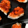 Natural Orange Quartz Crystal Cluster