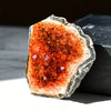 Natural Orange Quartz Crystal Cluster
