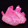 Halo Rose Quartz Crystal Cluster