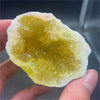 Natural Yellow Agate Crystal Cave Mineral Specimen