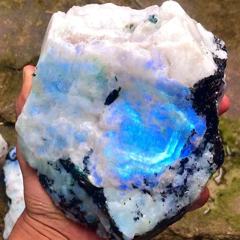 Raw Rainbow Moonstone Crystal