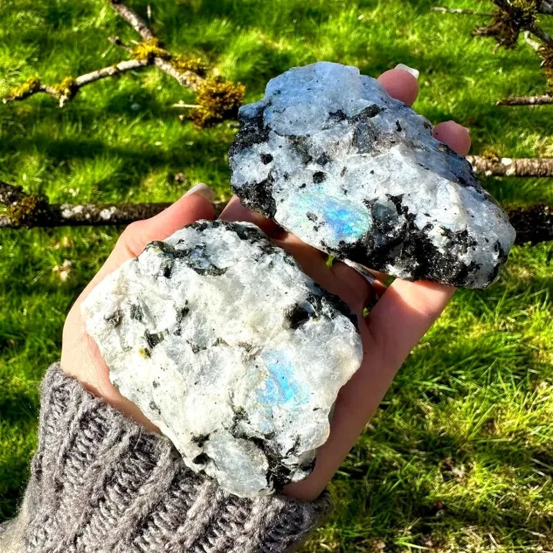 Raw Rainbow Moonstone Crystal