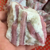 Rough Pink Tourmaline Crystal Stone - RARE!