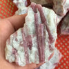 Rough Pink Tourmaline Crystal Stone - RARE!