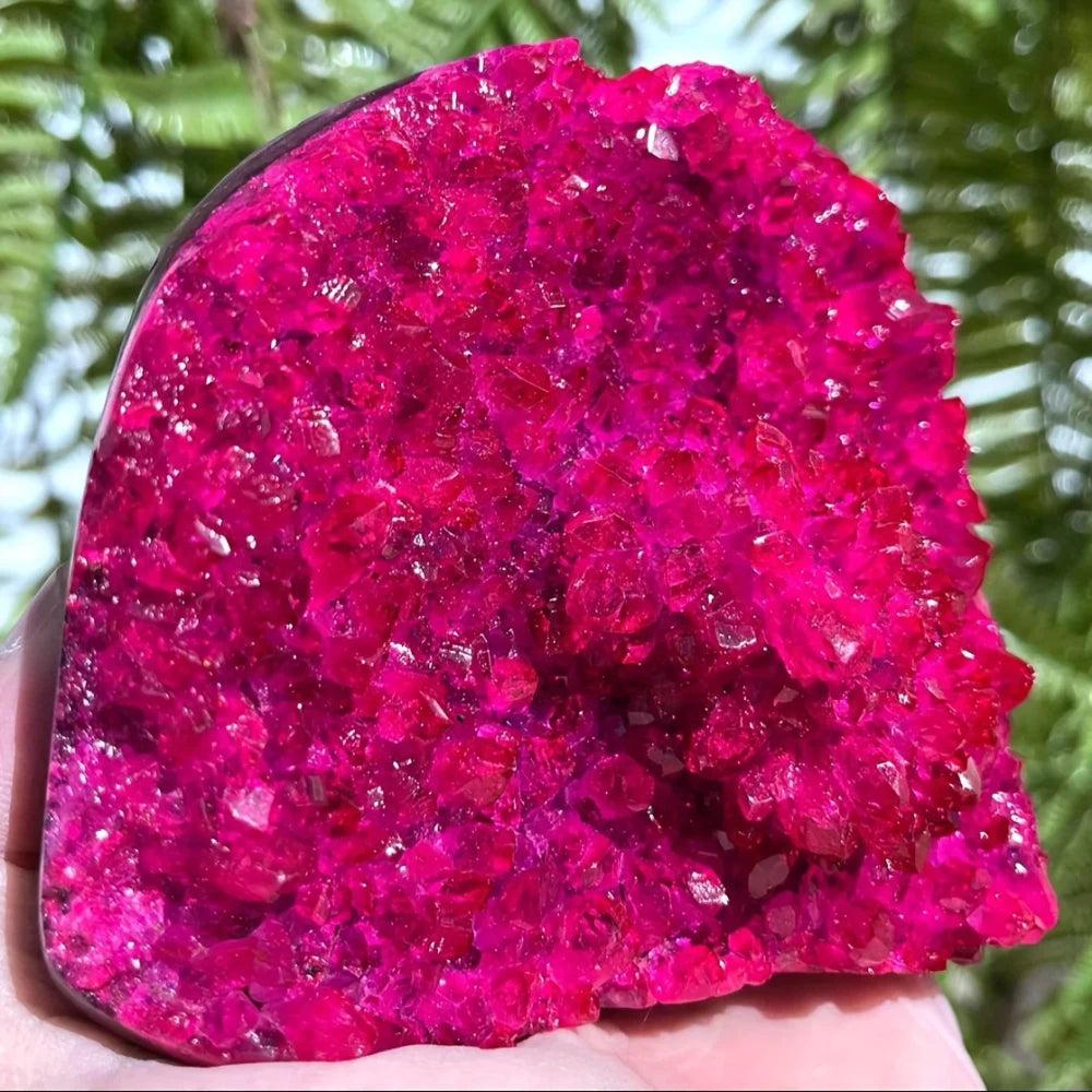Pink Geode Quartz Cluster