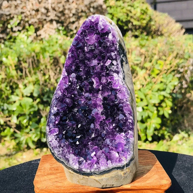 Natural Amethyst Rough Stone Crystal Cluster