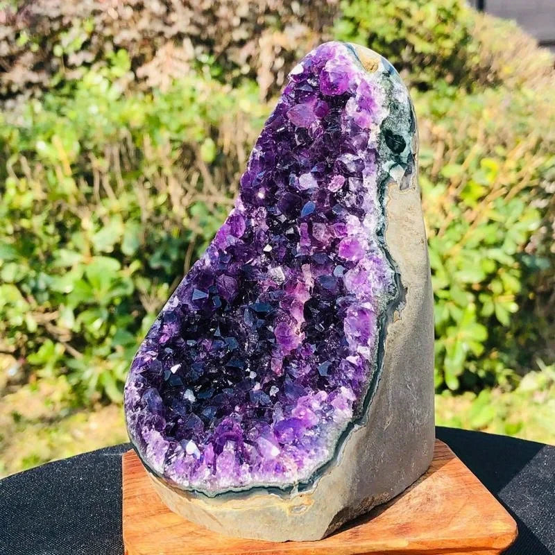 Natural Amethyst Rough Stone Crystal Cluster