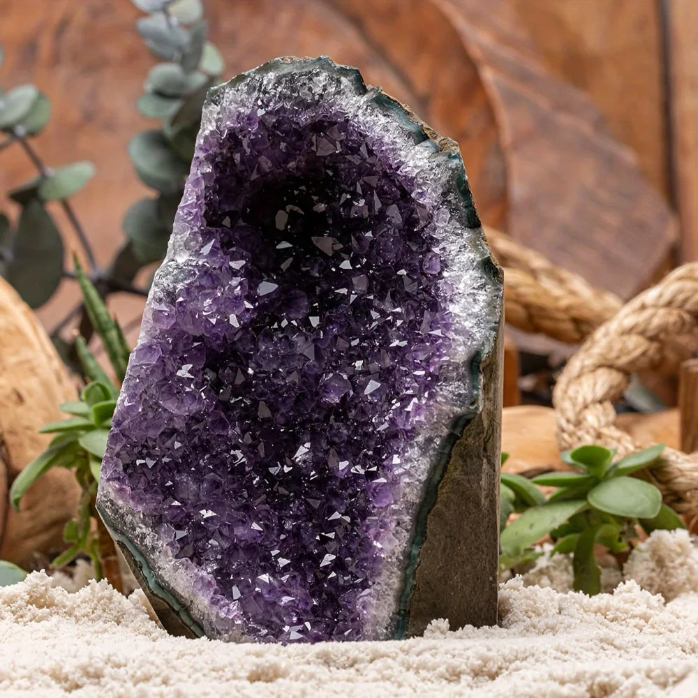 Natural Amethyst Rough Stone Crystal Cluster