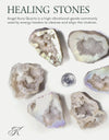 Kalifano Angel Aura Quartz Geode Crystal