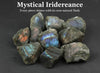 Large 1.25"-2" Raw Labradorite Meditation Crystal
