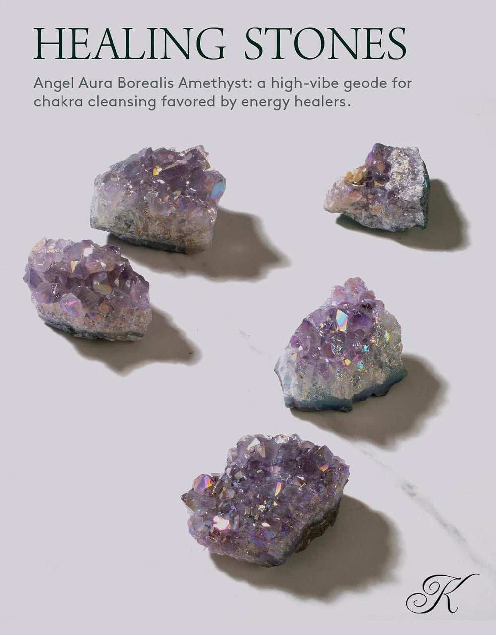 Angel Aura Amethyst Geode Crystal