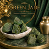 Large 1.25"-2" Raw Green Jade Crystal Stone