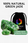 Large 1.25"-2" Raw Green Jade Crystal Stone