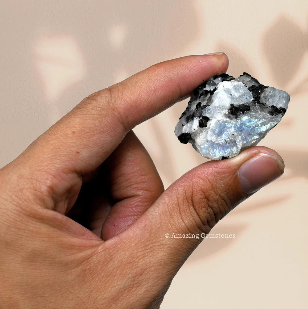 Raw Rainbow Moonstone Healing Crystal