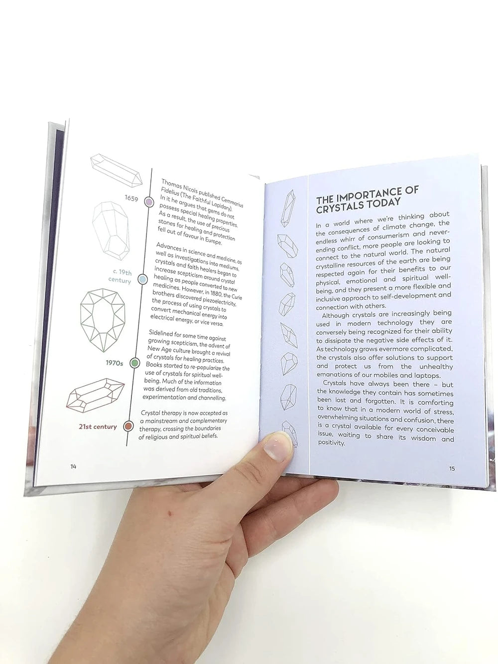 "The Little Book for Crystal Lovers" Hardback Guide Book