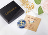 Engraved Lapis Lazuli Cross Worry Stone