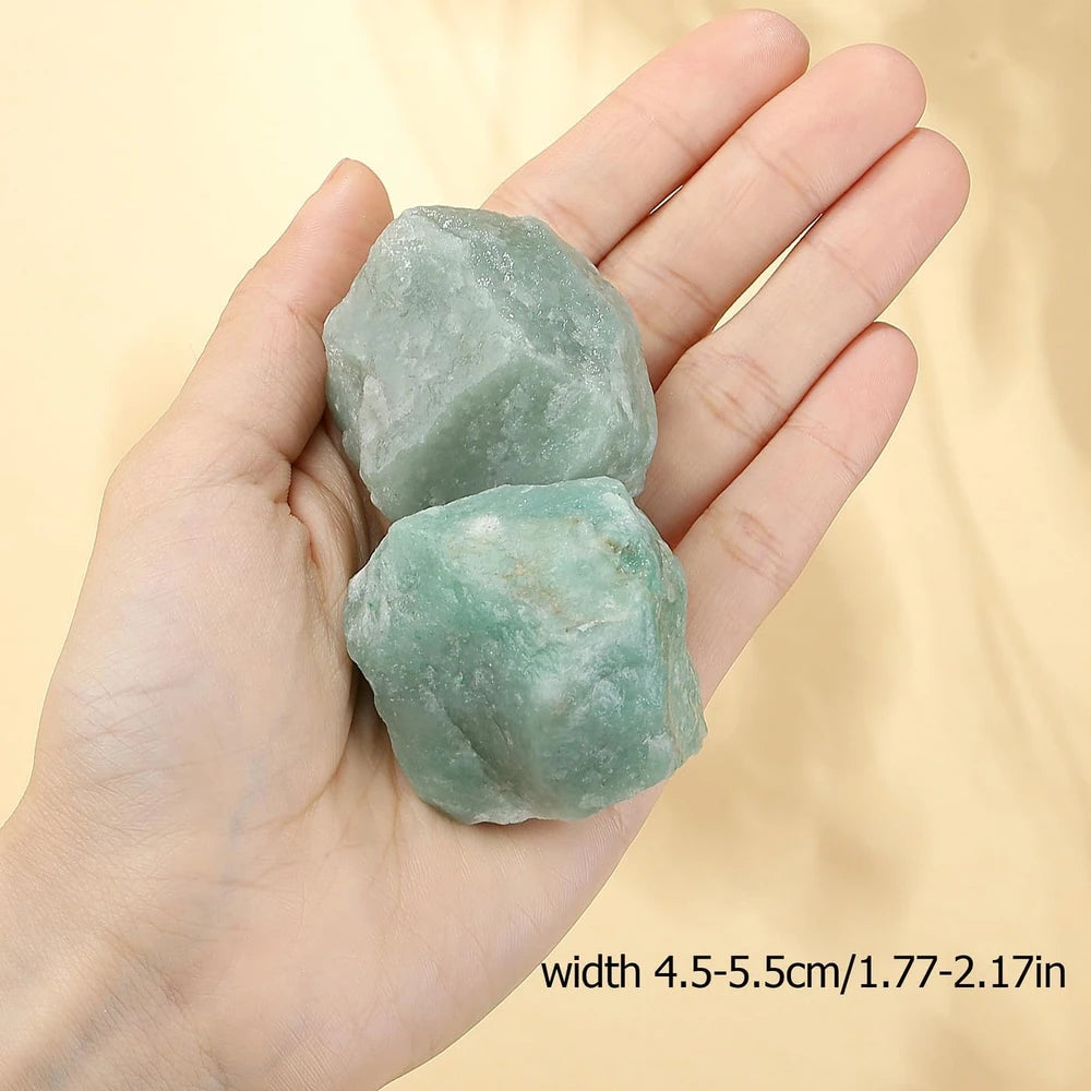 Large 1.8"-2.2" Raw Green Aventurine Crystal