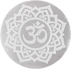 Selenite Crystal 3" Engraved Charging Plate