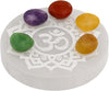 Selenite Crystal 3" Engraved Charging Plate