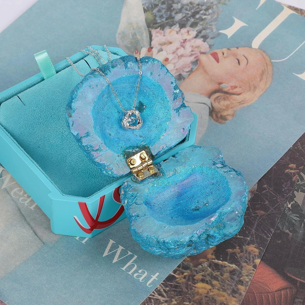 Blue Stone Ring Box for Proposal