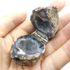 Natural Crystal Geode Rough Quartz Ring Box for Proposal