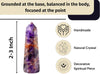 Amethyst Chevron Crystal Tower