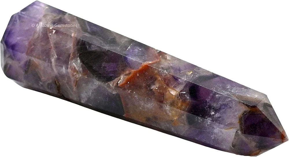 Amethyst Chevron Crystal Tower