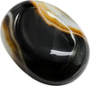 Large 45-50mm Black Onyx Crystal Palm Stone