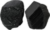 Raw Black Tourmaline Crystals, 2 Piece