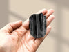 Raw Black Tourmaline Crystals, 2 Piece