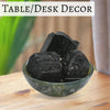 Raw Black Tourmaline Crystals, 2 Piece