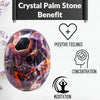 Large 45-50mm Dreamy Amethyst Crystal Palm Stone