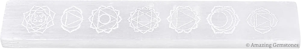 Selenite Crystal Charging Plate, 7.5 Inch