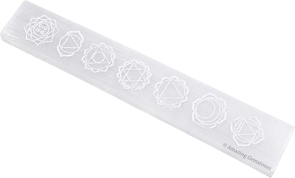 Selenite Crystal Charging Plate, 7.5 Inch