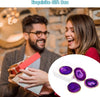 Purple Agate Crystal Coaster Set of 4, With Gift Box