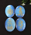 Engraved Opalite Crystal Reiki Stones