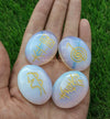 Engraved Opalite Crystal Reiki Stones