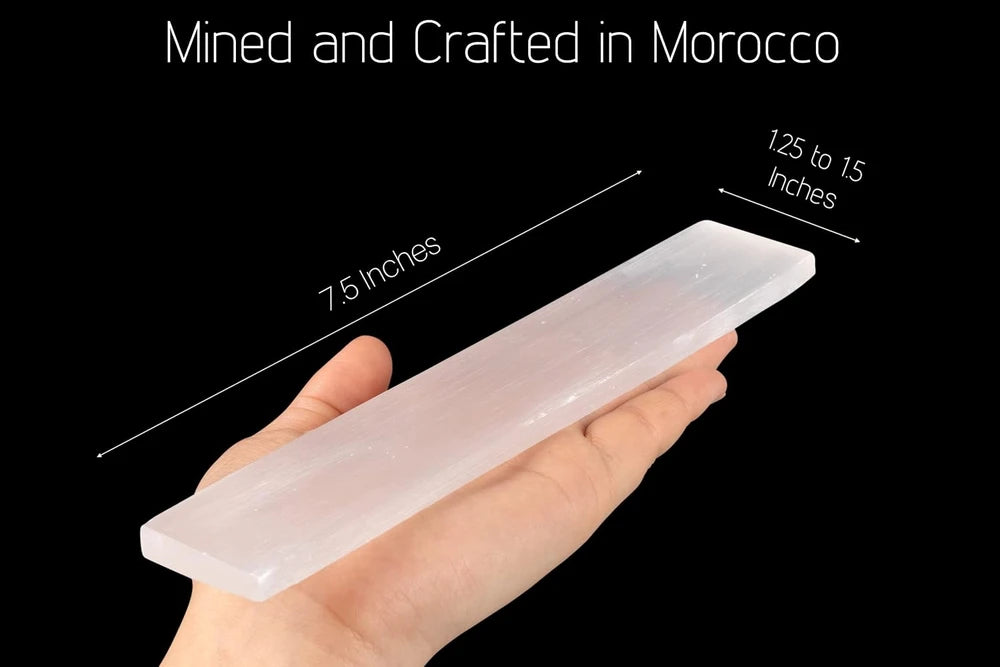 Selenite Crystal Charging Plate - 7.5"