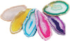 10 Piece Polished Agate Geode Crystal Table Slices