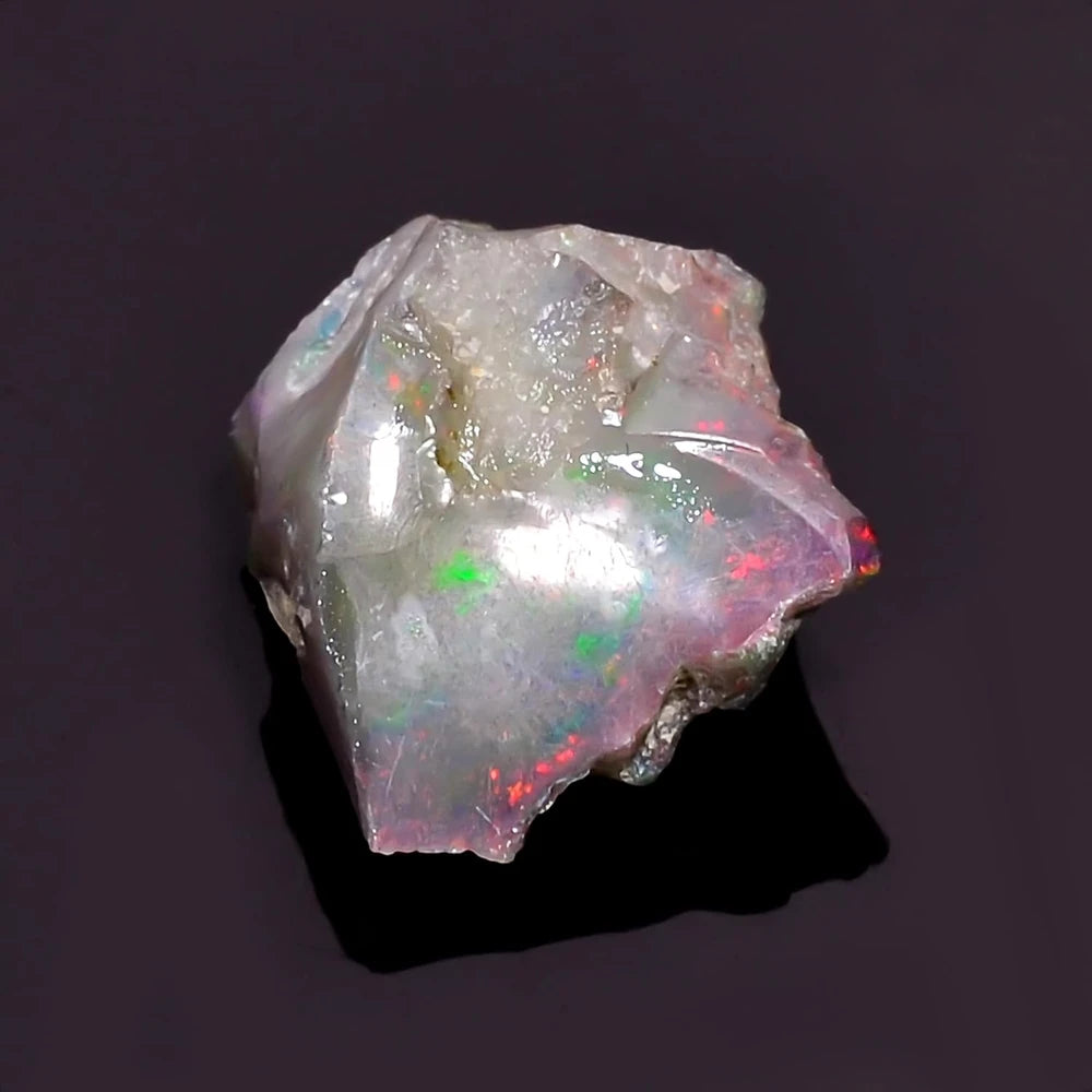 Natural Raw Black Ethiopian Opal Crystal